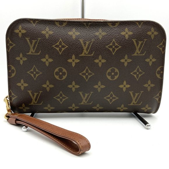 LOUIS VUITTON M51790 Orsay Clutch Bag in Brown Monogram Canvas - Picture 1 of 10